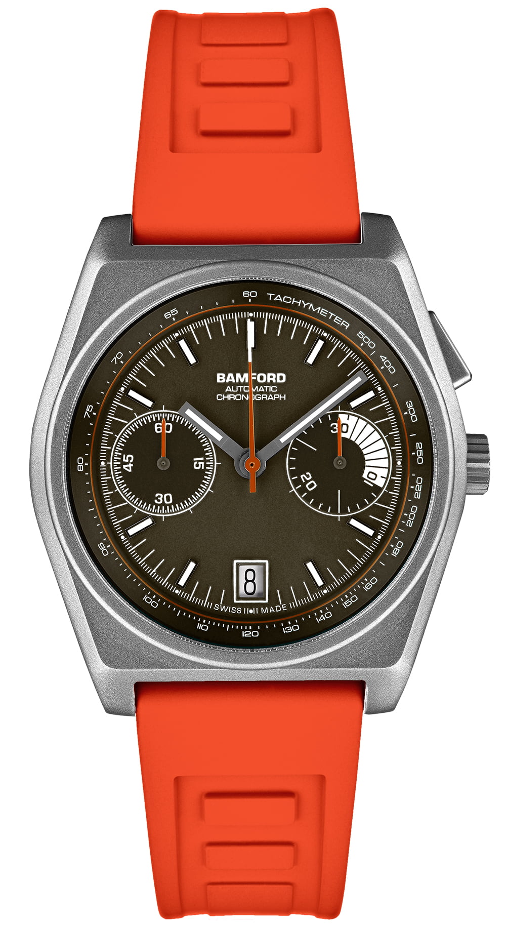 Bamford Titanium B347 - Brown/Flame Orange | Bamford London