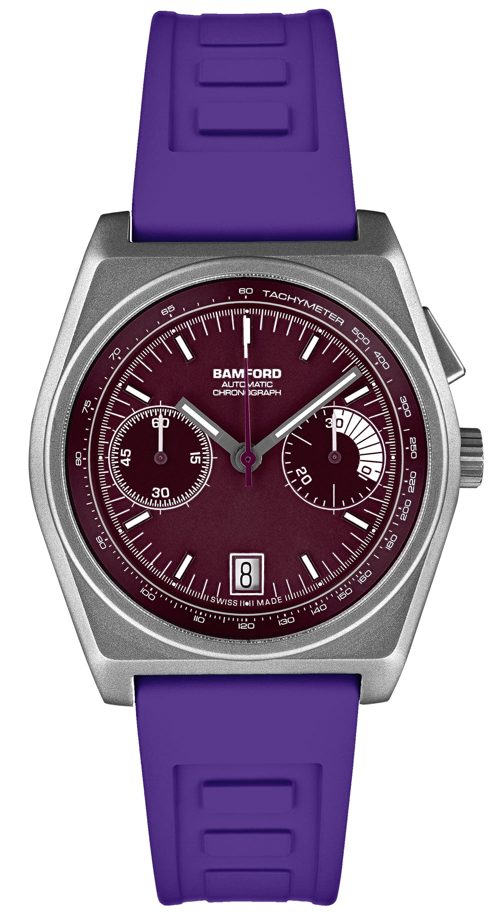 Bamford Titanium B347 - Claret/White