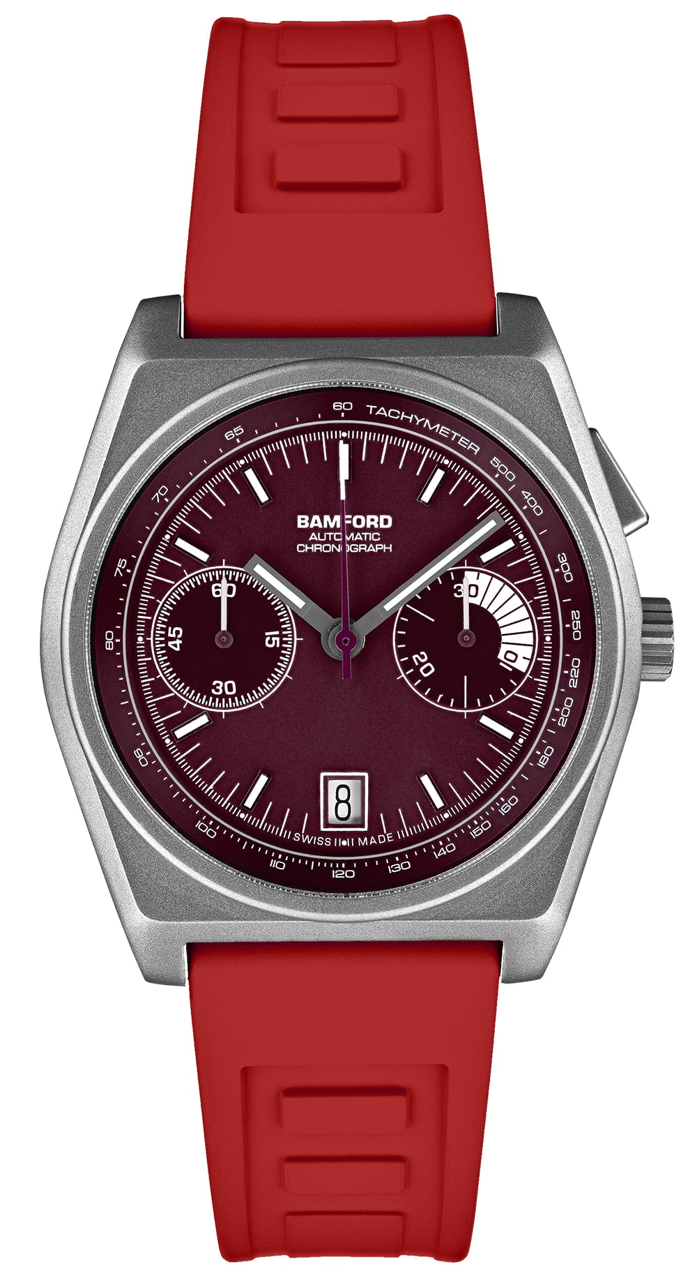 Bamford Titanium B347 - Claret/White