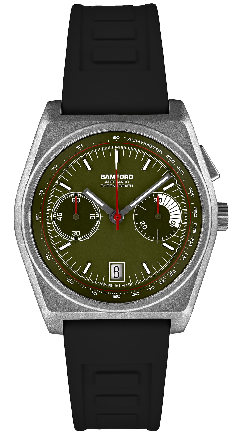 Bamford Titanium B347 - Winter Green/Red | Bamford London