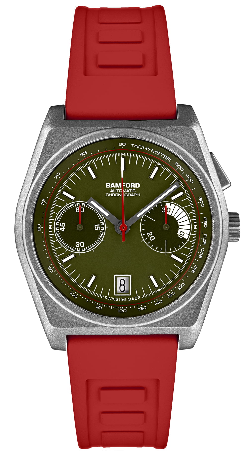 Bamford Titanium B347 - Winter Green/Red
