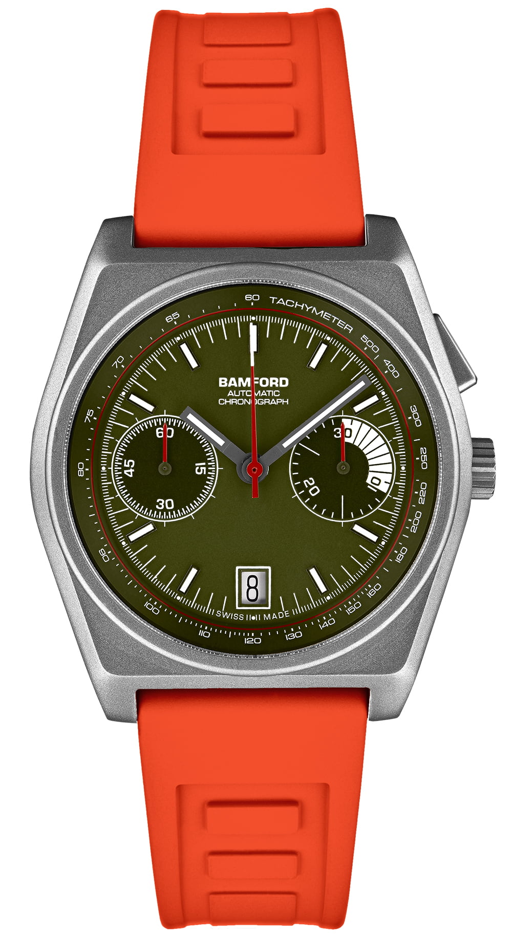 Bamford Titanium B347 - Winter Green/Red | Bamford London