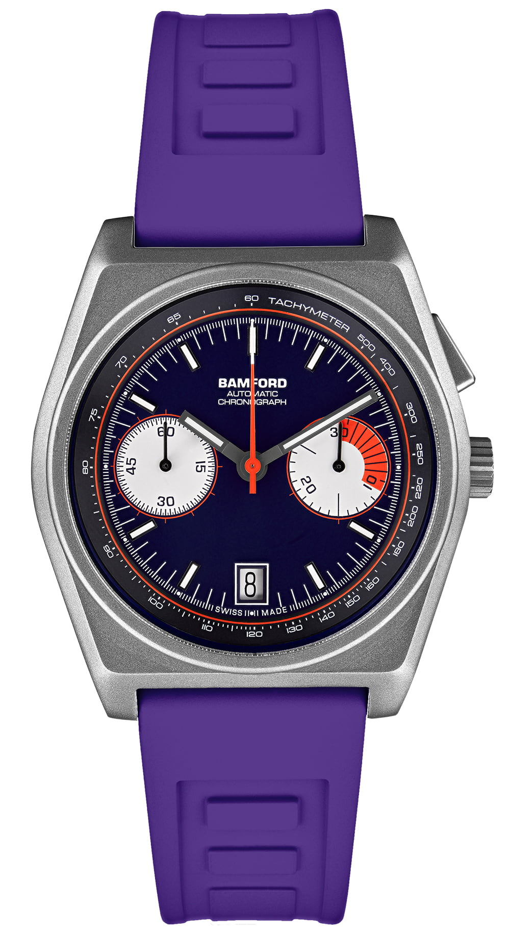 Bamford Titanium B347 - Navy Blue/Flame Orange | Bamford London